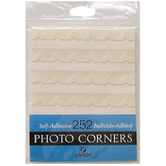 Canson&reg; Self-Adhesive Photo Corners, 252ct. Ivory {1}