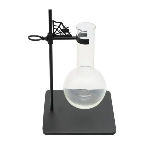 8.5" Round Glass Flask with Black Stand by Ashland&reg; {3}
