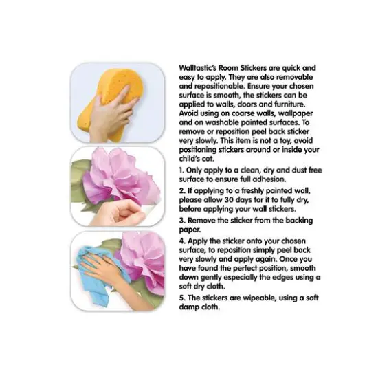 Walltastic Magical Unicorn Large Character Sticker {7}