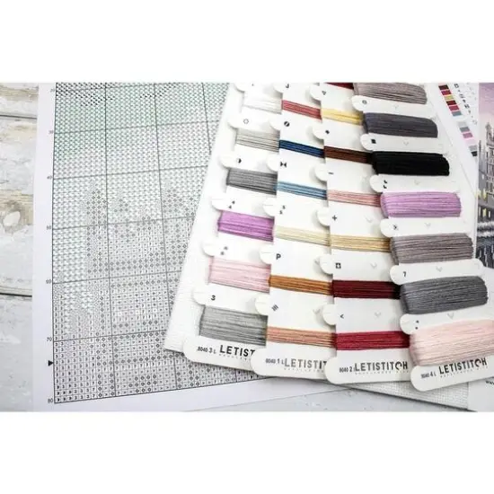 LetiStitch Westminster Bridge Counted Cross Stitch Kit {10}