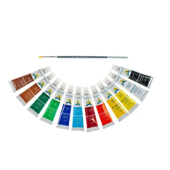 Art Alternatives Economy Watercolor 12-Color Paint Set, 12mL Tubes {1}