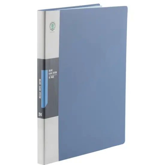 JAM Paper Blue Letter Size Display Book with 48 Pages {1}
