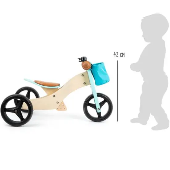Small Foot Blue Training Balance Bike/Trike 2-in-1 {4}