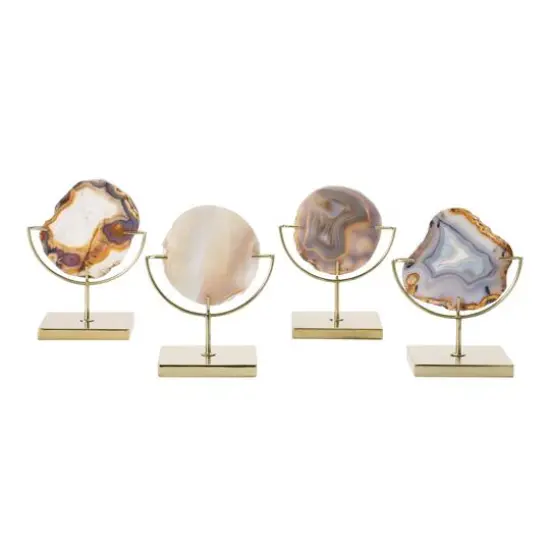 Hello Honey&reg; 7" Natural Brown Agate on Stand {6}