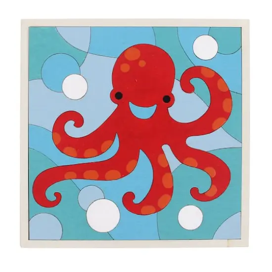 Sea Wood Paint-by-Number Puzzle Kit by Creatology&trade; {3}