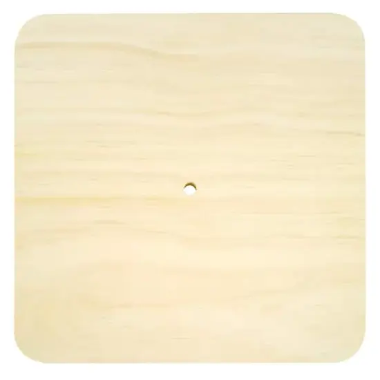 10" Unfinished Wooden Clock by Make Market&reg; {1}