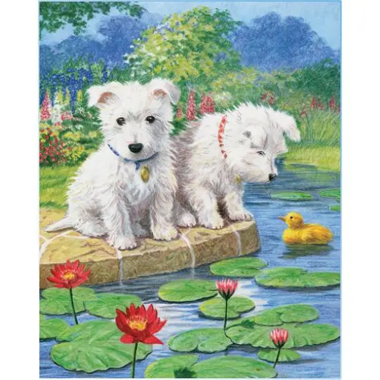 Royal & Langnickel&reg; Westie Puppies Colour Pencil&trade; by Number Kit {3}