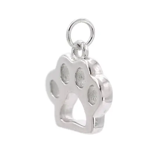 Sterling Silver Paw Icon Charm by Bead Landing&trade; {5}