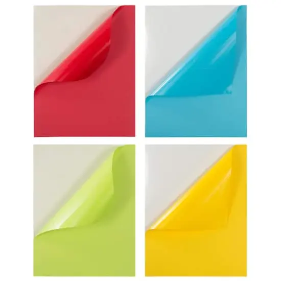 JAM Paper Assorted Bright Color Full Sheet Shipping Labels, 8.5" x 11" {4}