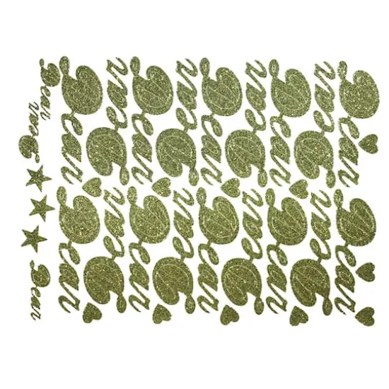 JAM Paper Dear Gold Standard Script Stickers {1}