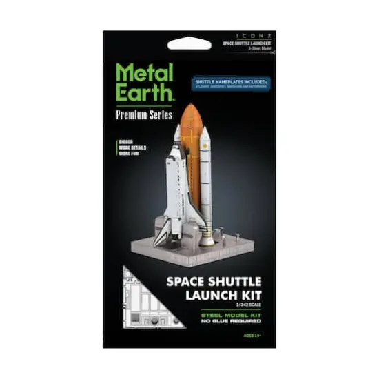 Metal Earth Premium Series ICONX 3D Metal Model Kit - Space Shuttle Launch Kit {3}