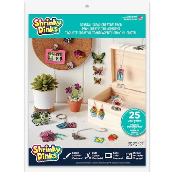 Shrinky Dinks&reg; Crystal Clear Creative Pack {7}