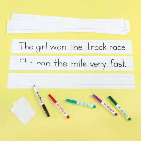 Trend Enterprises&reg; Wipe-Off&reg; White Sentence Strips, 180ft. {5}