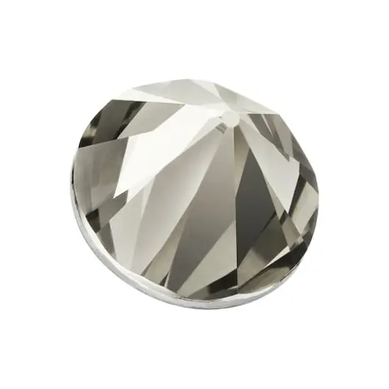 John Bead Preciosa MAXIMA SS29 Spike Cone Hotfix Czech Crystals, 12ct. Black Diamond {4}