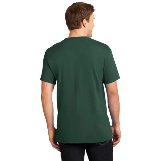 JERZEES&reg; DRI-POWER&reg; 50/50 Cotton/Poly Pocket T-Shirt Forest Green {6}