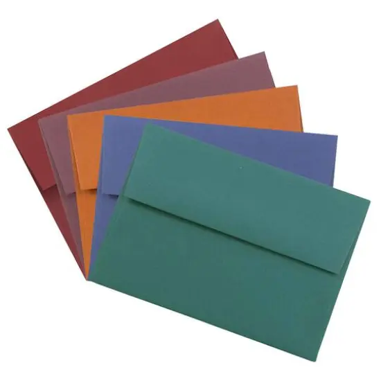 JAM Paper 4Bar A1 Colorful Premium Invitation Envelopes, 125ct. {1}
