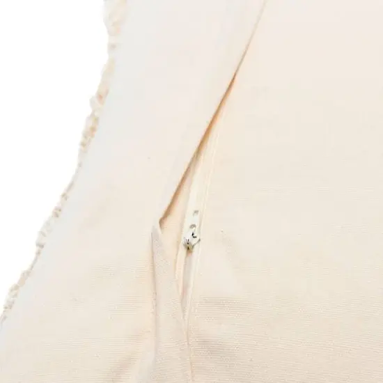 Hello Honey&reg; Cotton Bee Punch Hook Pillow with Tassels {5}