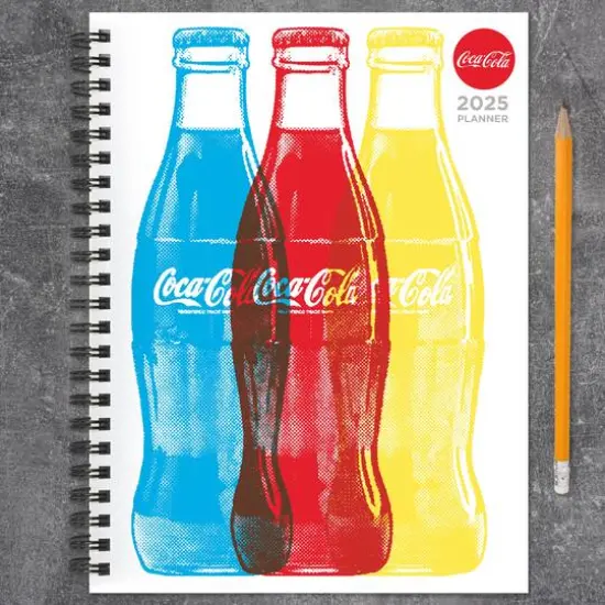 TF Publishing 2025 Medium Coca-Cola Weekly Monthly Spiral Planner {7}