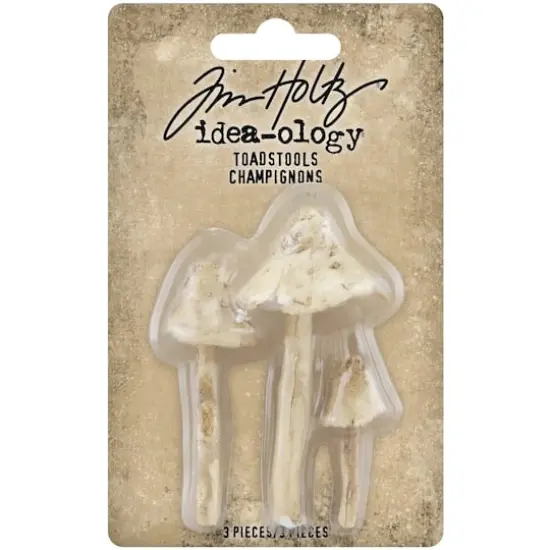 Idea-Ology Resin Toadstools 3/Pkg-1.25" To 2.5" {1}