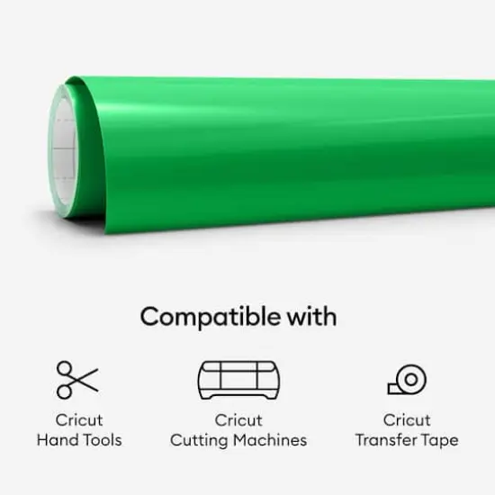 Cricut&reg; 12" x 48" Permanent Vinyl Kelly Green {7}