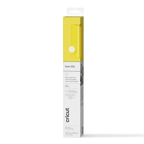 Cricut&reg; Puff Iron-On Heat Transfer Vinyl Yellow {1}