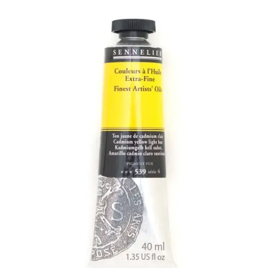 Sennelier Artists' Oil Color, 40mL 539 Cadmium Yellolw Light Hue S4 {1}