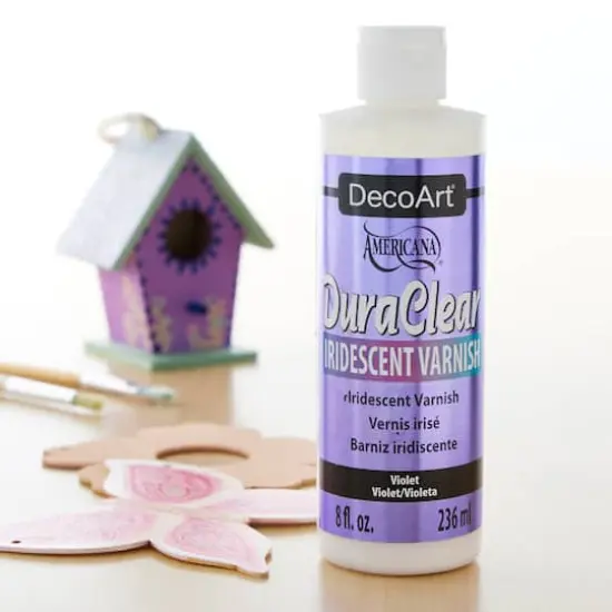 DecoArt&reg; Americana&reg; DuraClear Violet Iridescent Varnish {3}