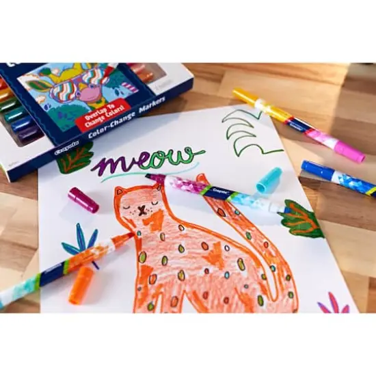 Crayola&reg; Color-Change Doodle Markers, 8ct. {3}