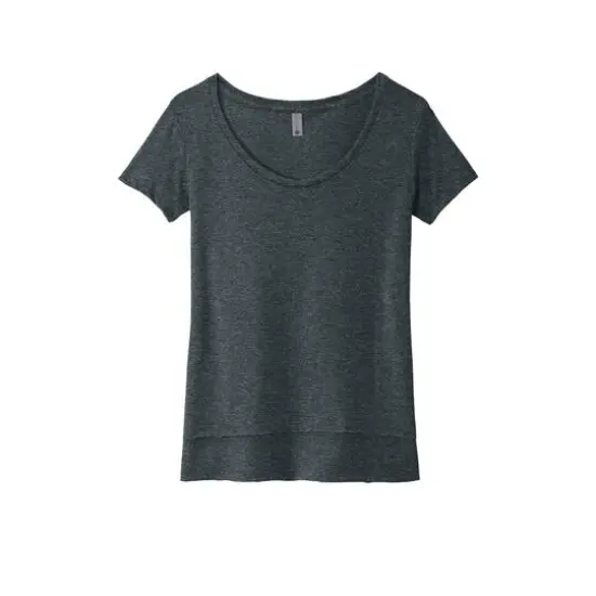 Next Level Women's Festival Scoop Neck T-Shirt Antique Denim {1}