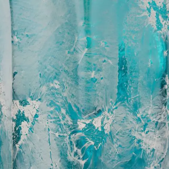 11.5" Blue Glass Contemporary Vase Set {8}