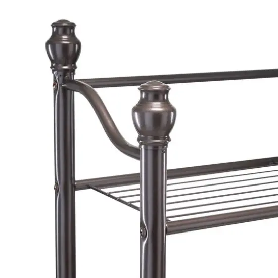 Organize It All Belgium Bronze 3-Tier Over the Toilet Space Saver {8}