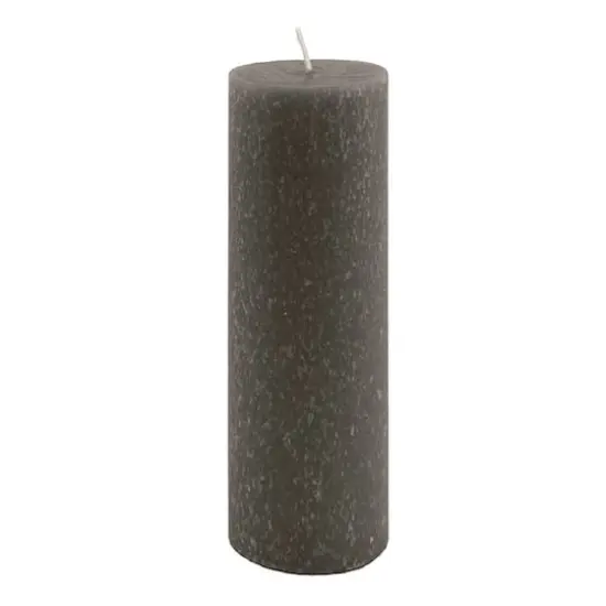 Root Candles 3" x 9" Unscented Timberline&trade; Pillar Candle Stone {1}