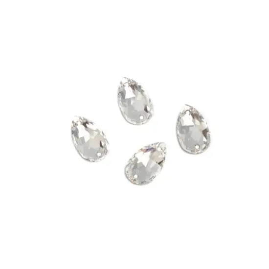 12mm Teardrop Sew-On Austrian Crystals by Bead Landing™, 4ct. {1}