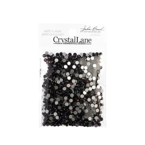 John Bead Crystal Lane SS16 Round Flatback Rhinestones, 1,440ct. Purple Amethyst {4}