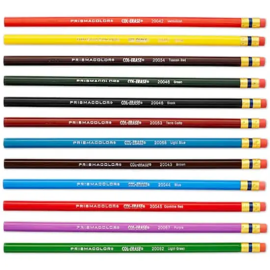 Prismacolor Premier&reg; Col-Erase&reg; 12 Piece Erasable Color Pencil Set {3}
