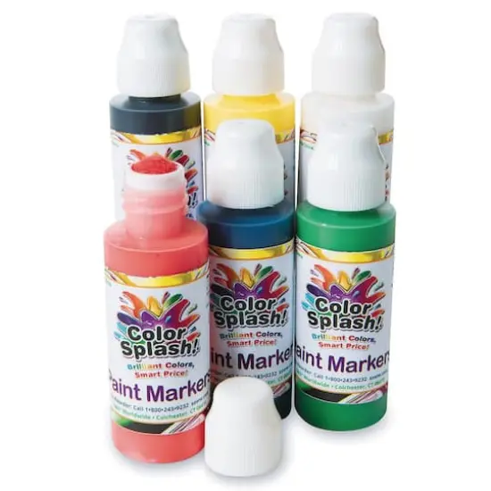 Color Splash!&reg; Tempera Primary Colors Paint Marker Set {1}