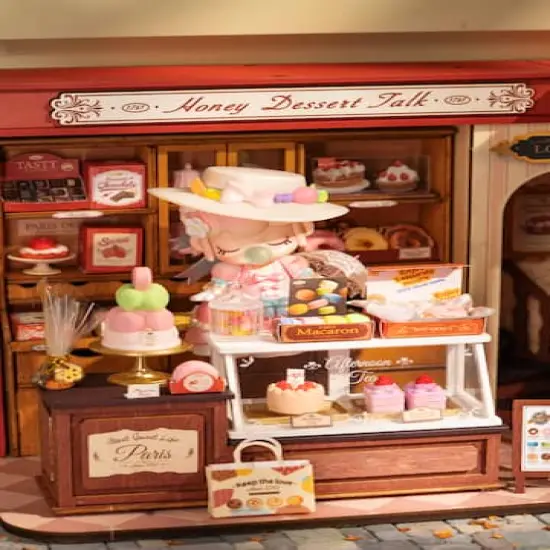 Rolife&reg; Honey Dessert Talk DIY Miniature House Kit {3}