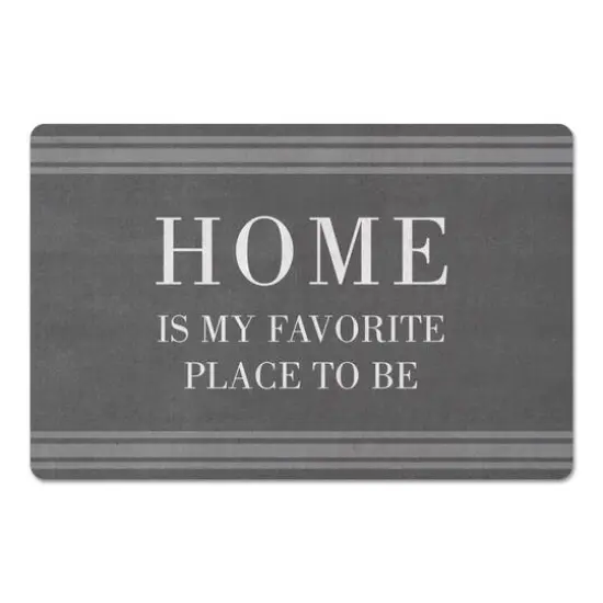 Home is My Favorite Place Floor Mat {1}
