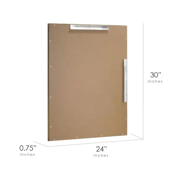 Head West Classic Gold Metal Framed Wall Mirror - 30" x 24" {8}