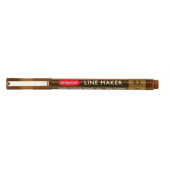 Derwent Superfine Line Maker Pen, Sepia {1}