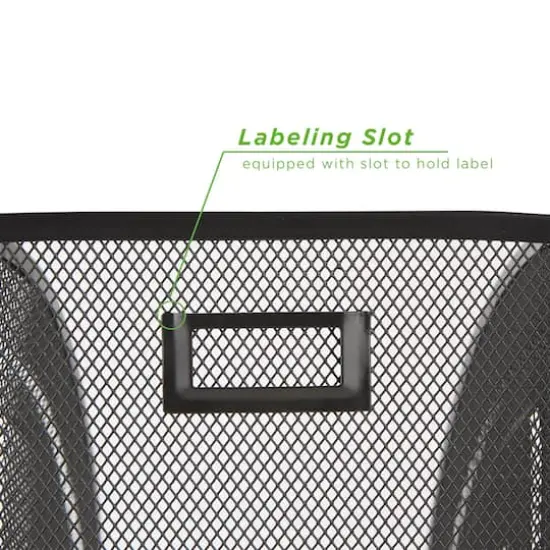 Mind Reader 2 Pack Black Jumbo Metal Mesh File Organizer {3}