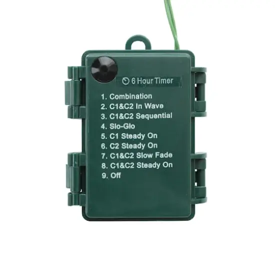 Glitzhome&reg; 36" Pre-Lit Greenery Christmas Teardrop with LED Lights & Timer {7}