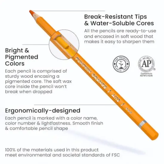 Arteza&reg; Professional Watercolor 72 Pencil Set {4}