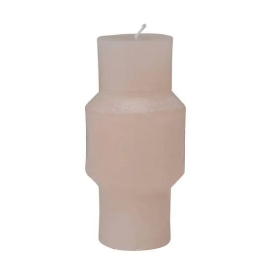 Hello Honey&reg; 3" x 6" Blush Unscented Totem Pillar Candle {1}