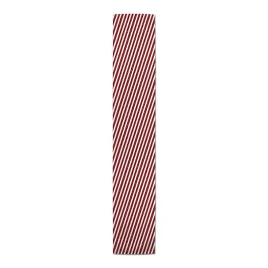 Candy Stripes Indoor/Outdoor Table Runner Red {1}