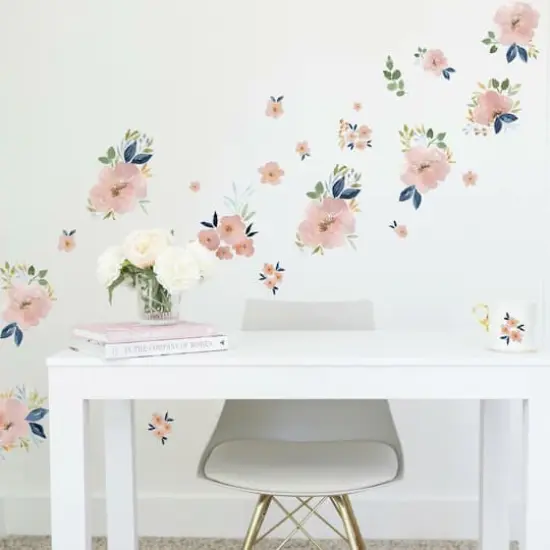 RoomMates Beth Schneider Sweet Blooms Watercolor Peel & Stick Wall Decals {4}