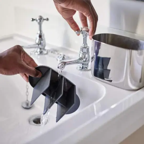 Joseph Joseph EasyStore Luxe Large Stainless-steel Toothbrush Caddy {5}