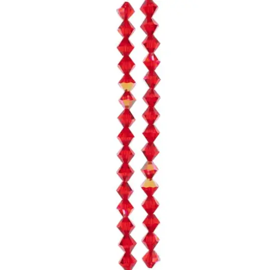 Preciosa Glass Crystal Bicone Beads, 8mm by Bead Landing&trade; Light Siam AB {4}