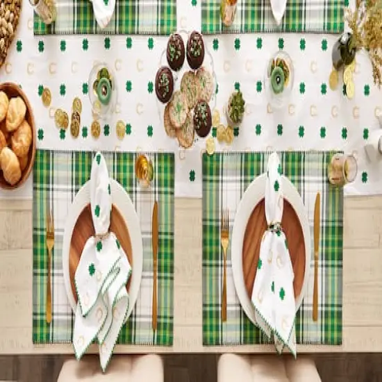 DII&reg; A Wee Bit O Luck Embroidered Placemats, 4ct. {5}