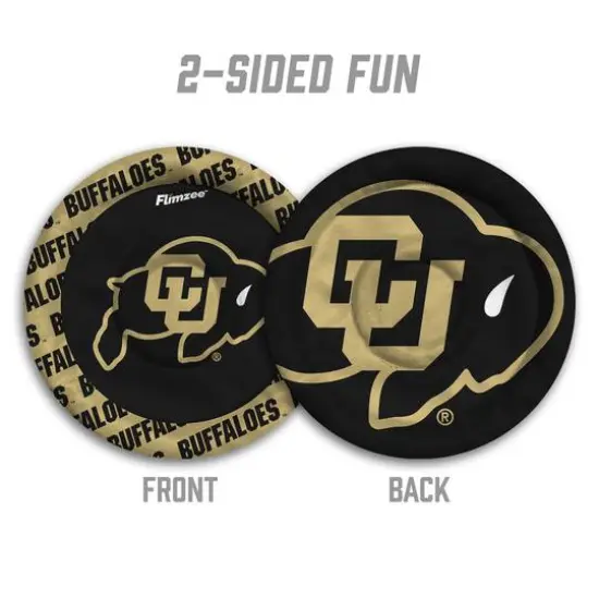 NCAA Flimzee Bean-Bag Flying Disc Colorado Buffaloes {3}